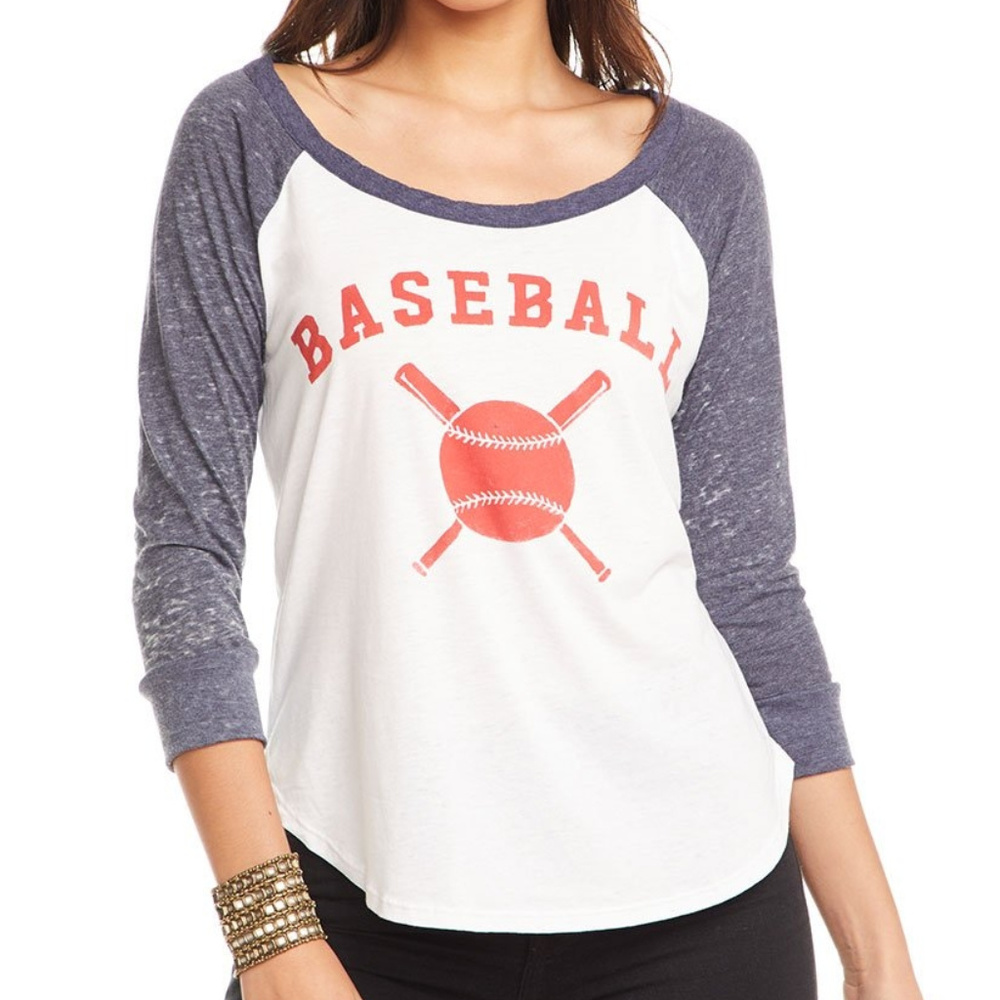 NWT Chaser Baseball L/S Tee Size Jr XS & L